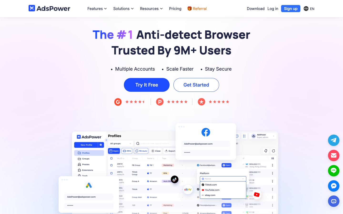 AdsPower website