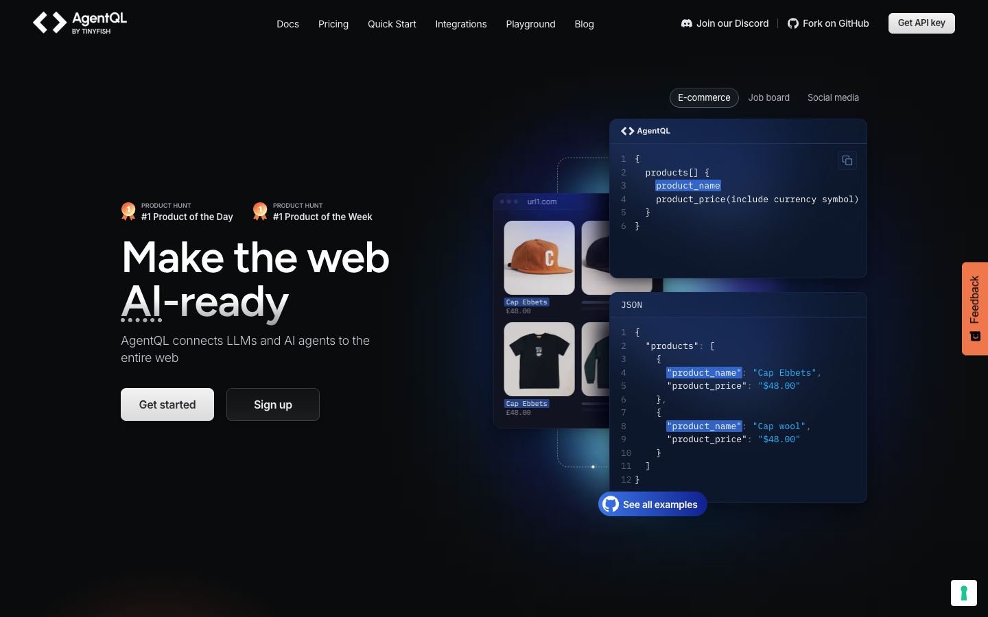 AgentQL website