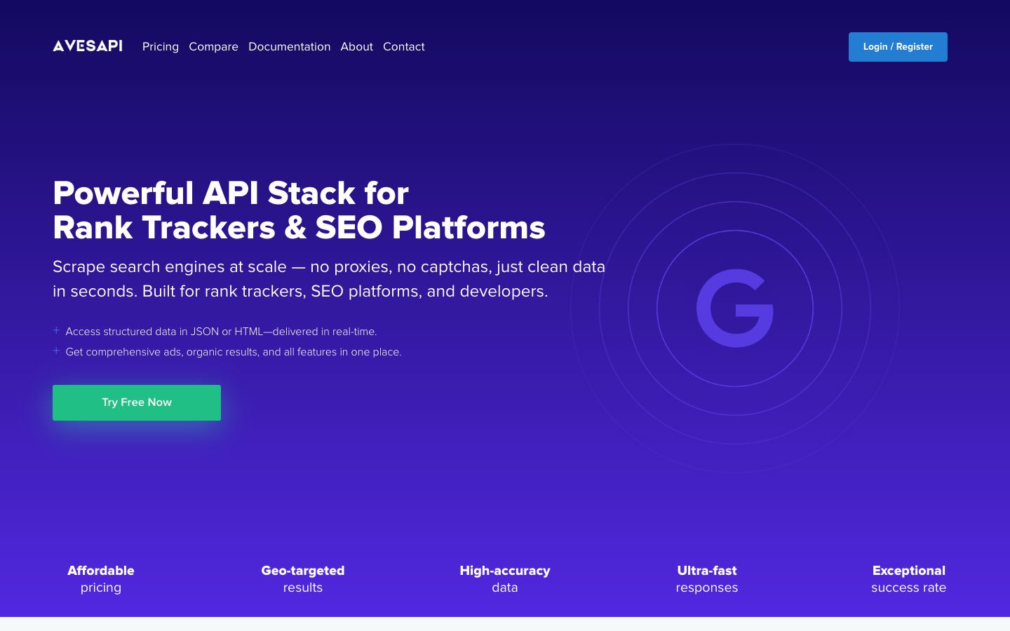 Aves API website
