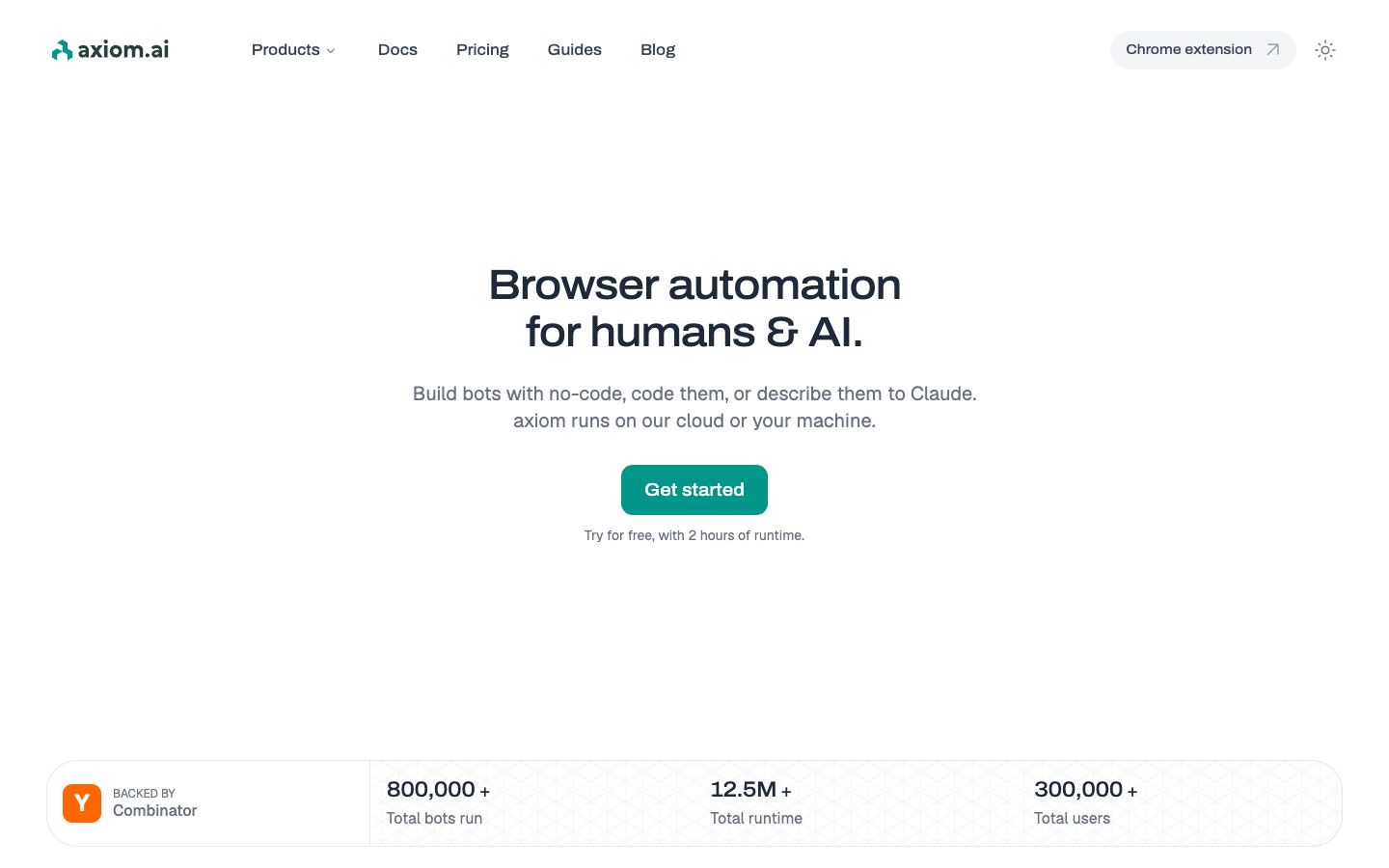 Axiom.ai website