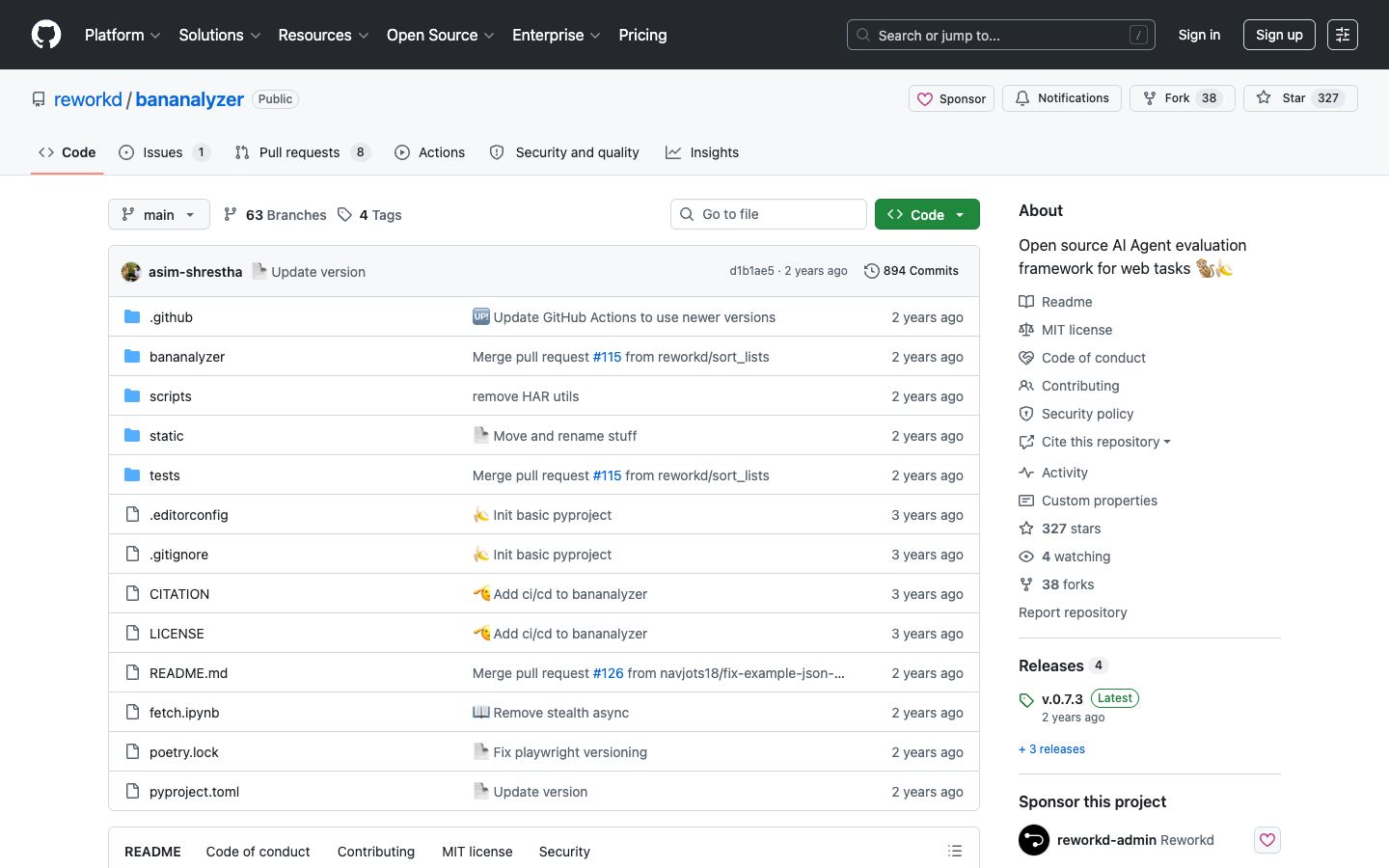 Bananalyzer website