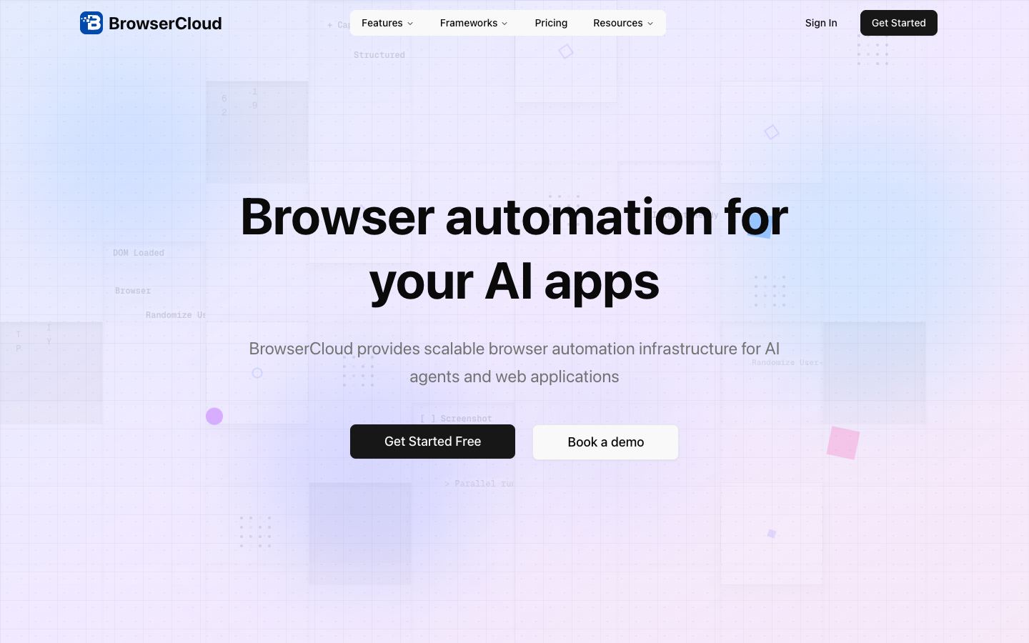 BrowserCloud website