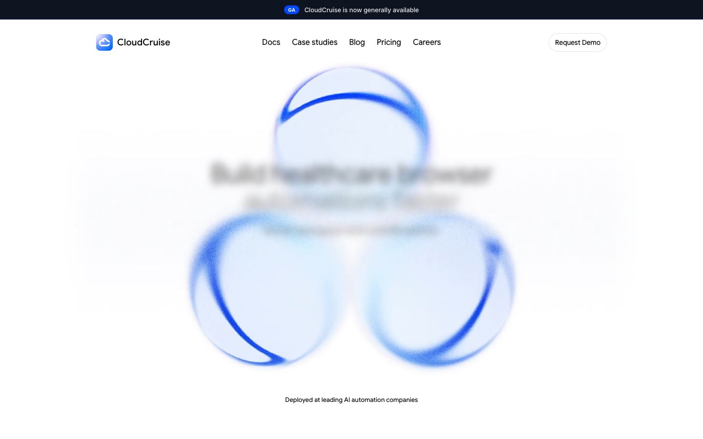 CloudCruise website
