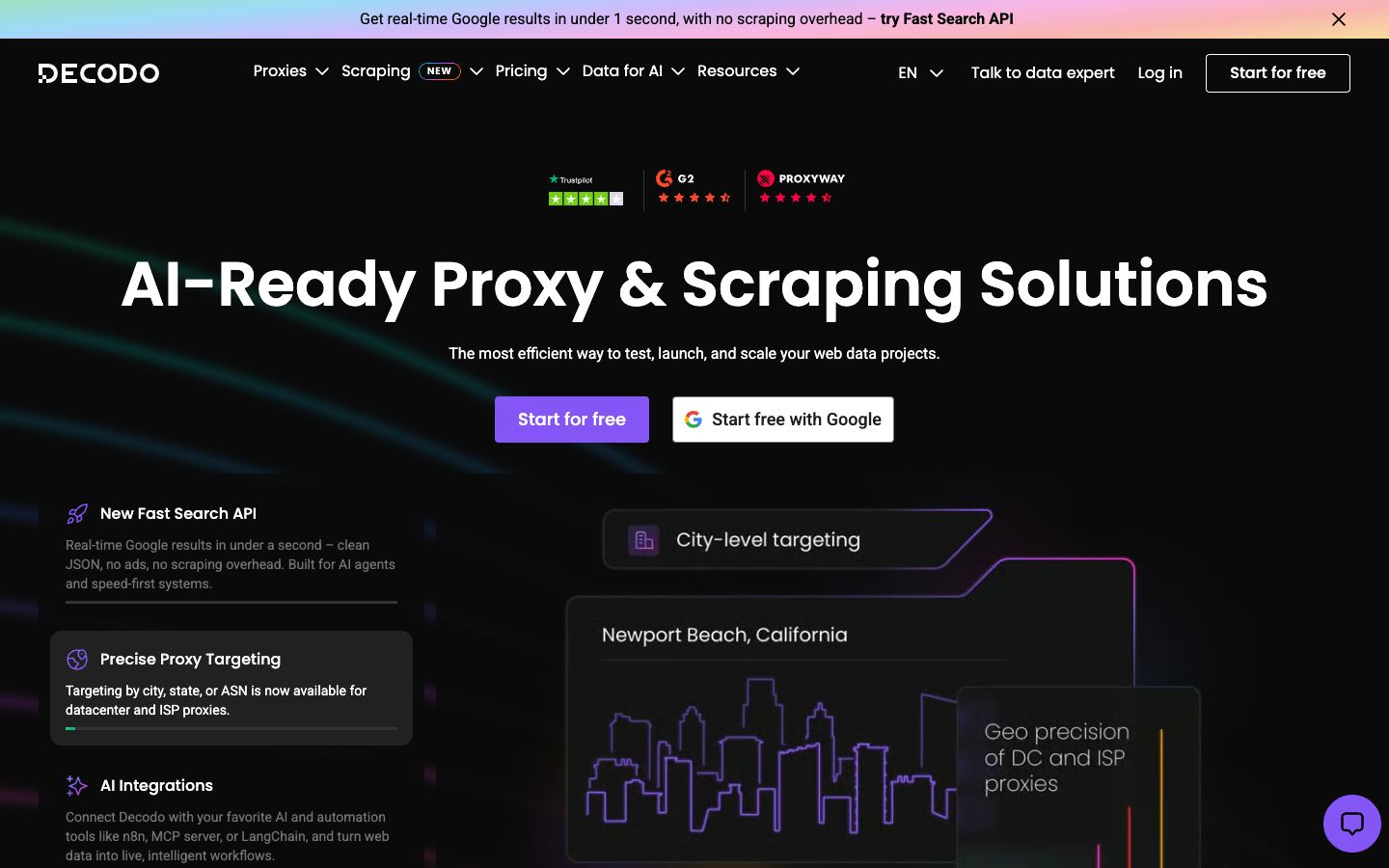 Decodo website