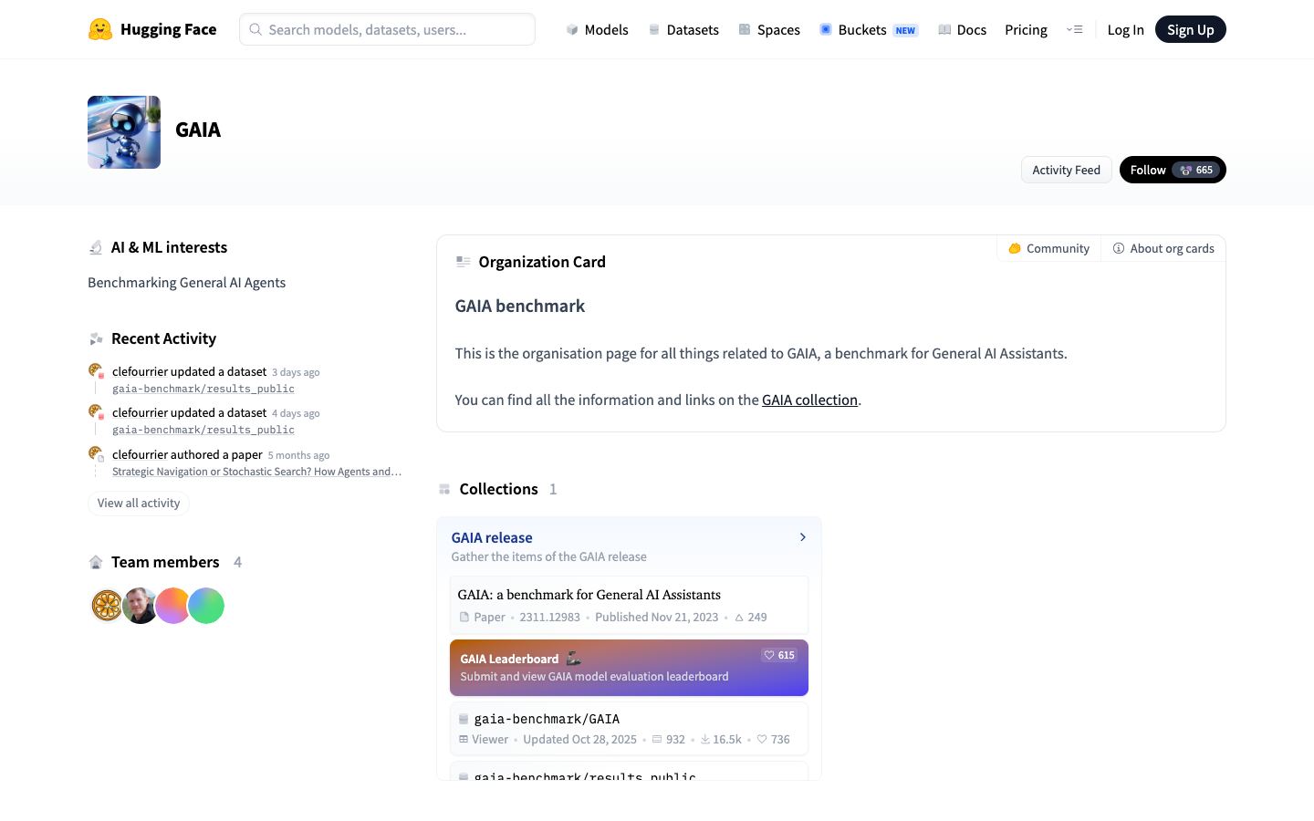GAIA website