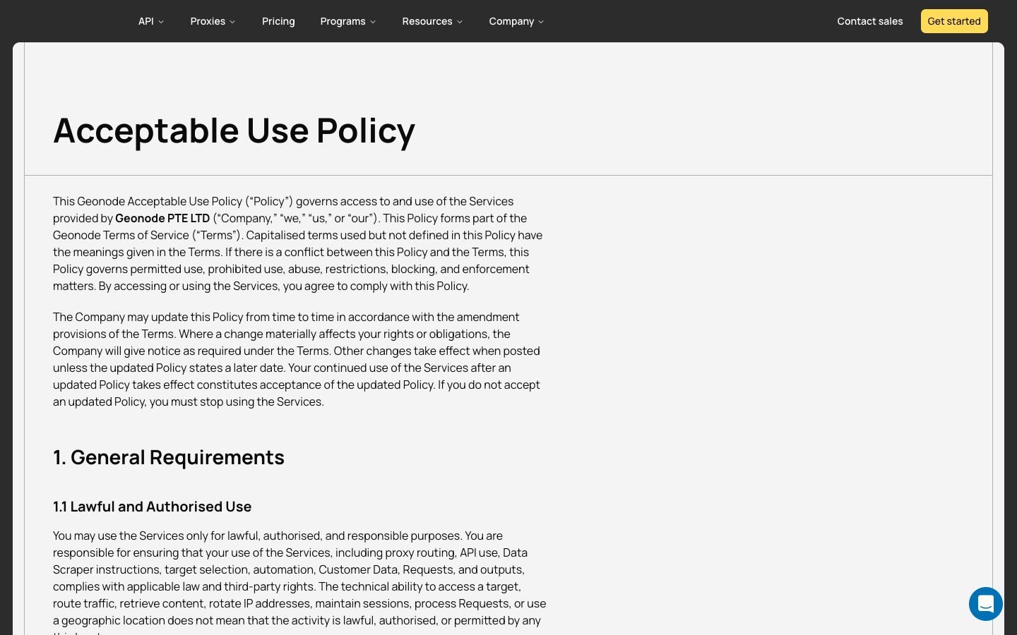 Geonode website