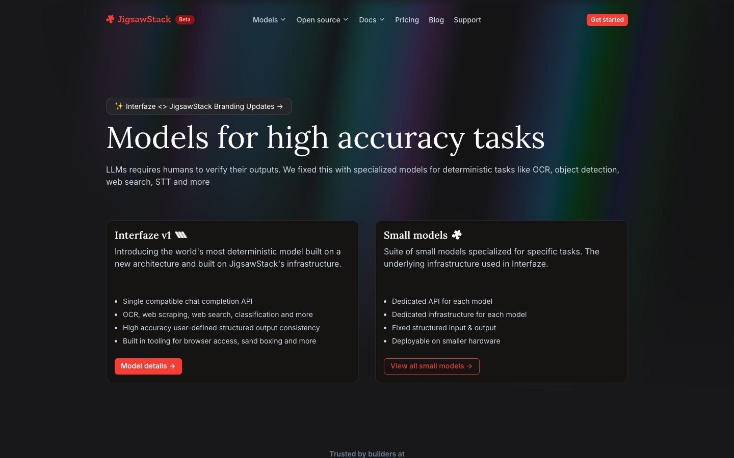 JigsawStack website