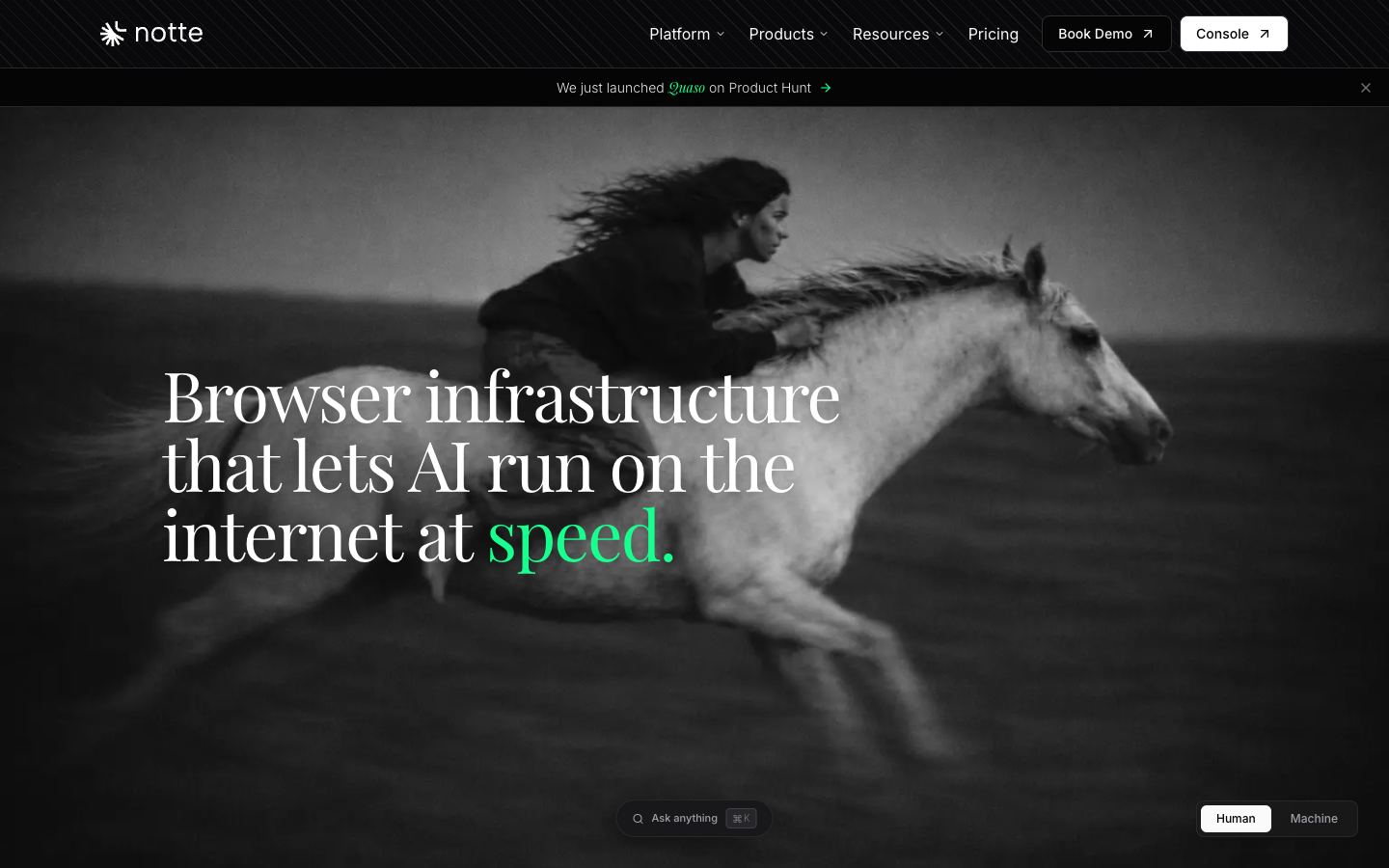 Notte website