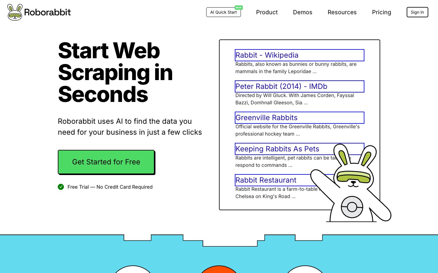 Roborabbit website