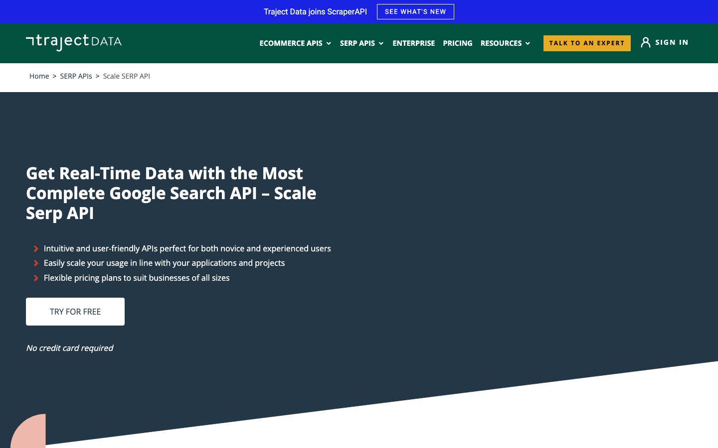 Scale SERP website