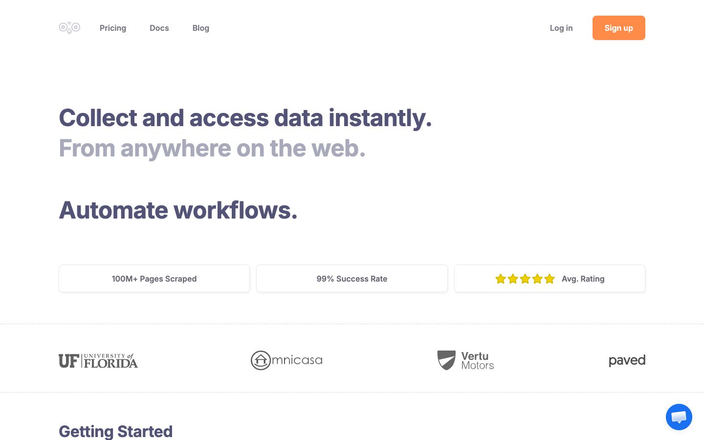 ScrapeOwl website