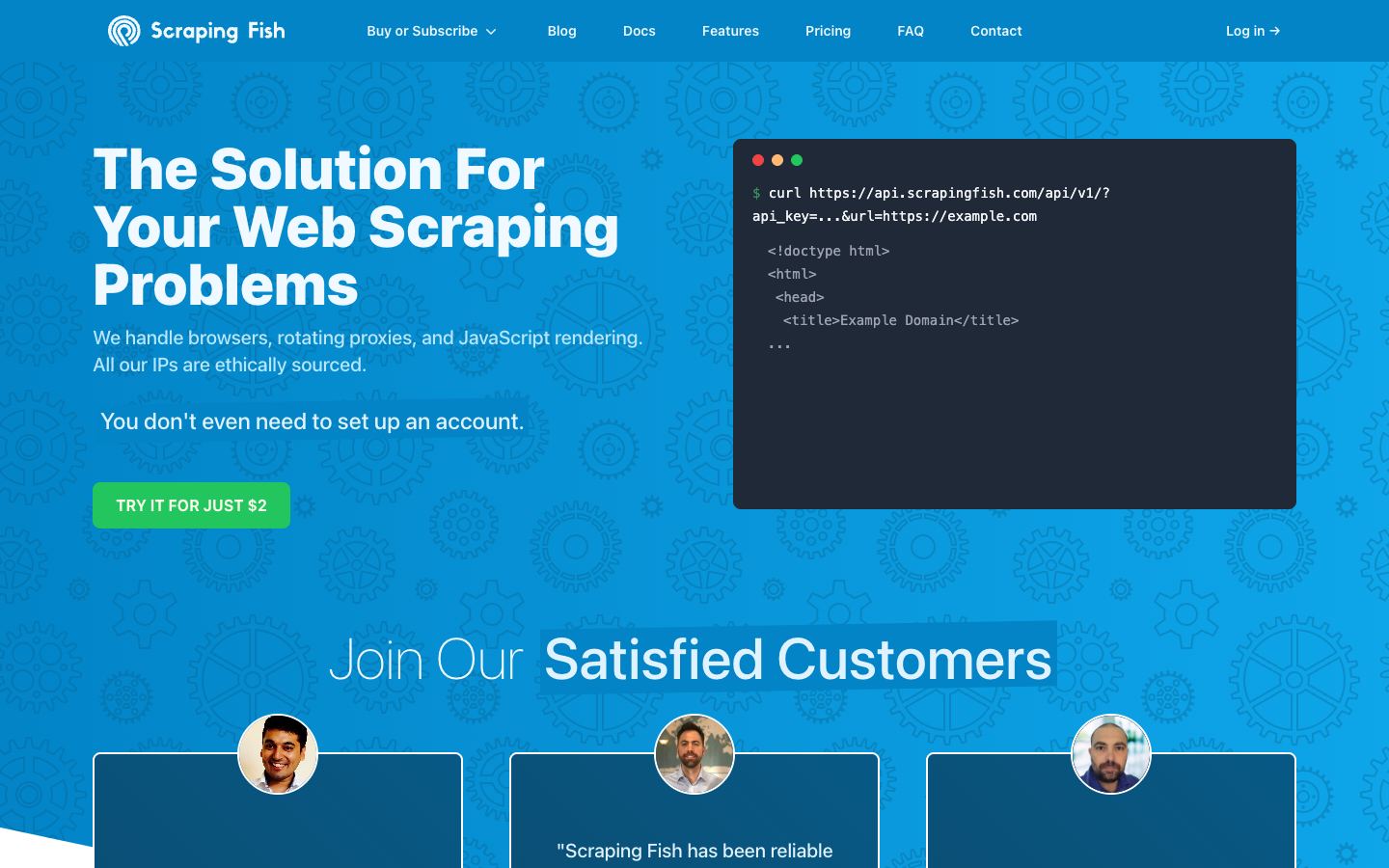 Scraping Fish website