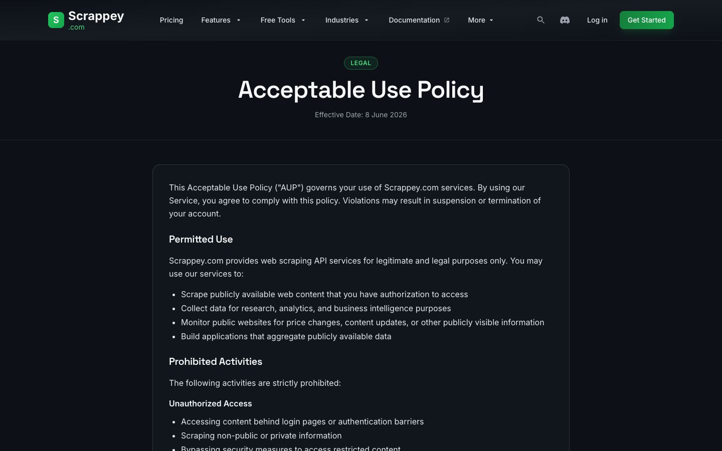 Scrappey website