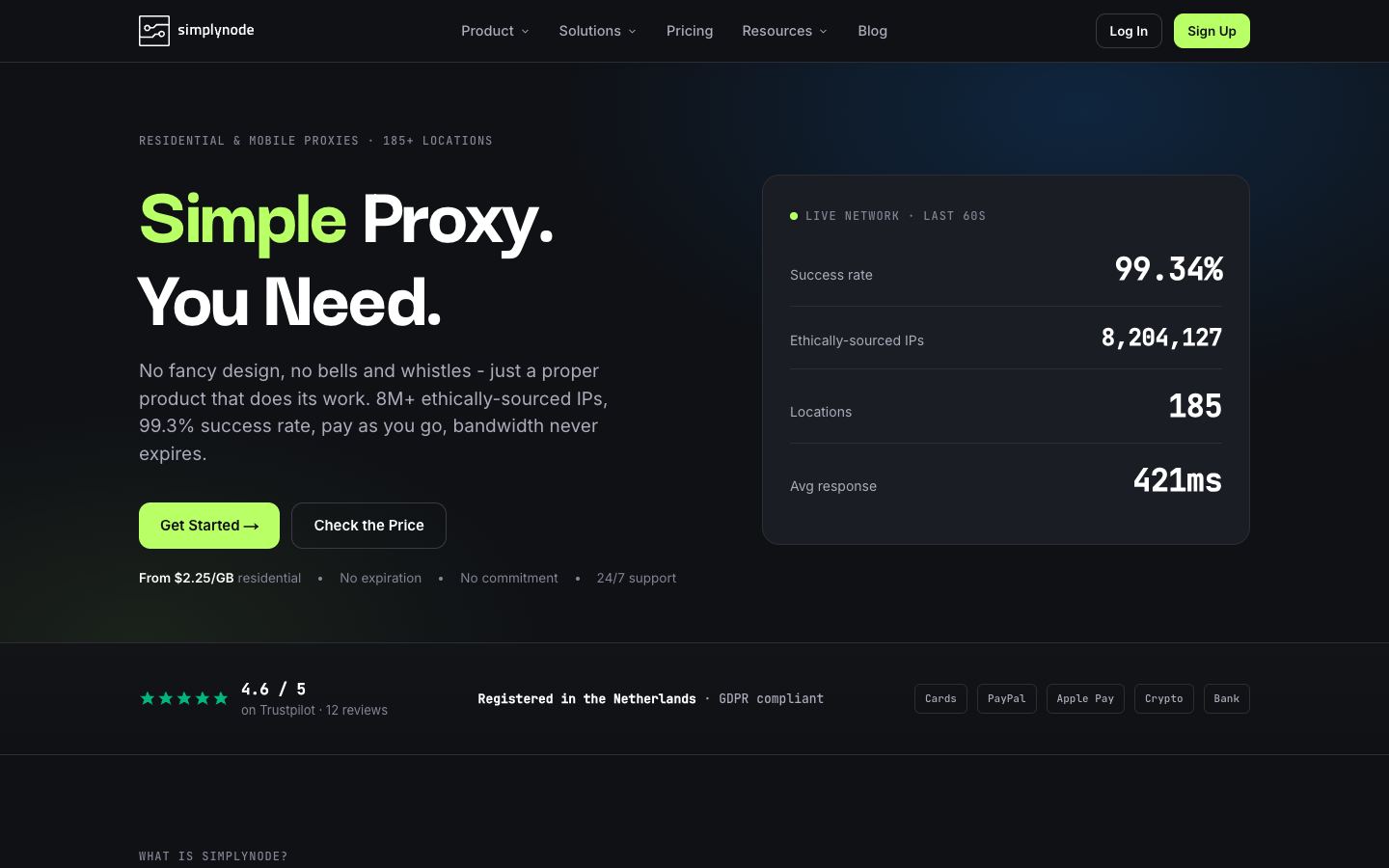 SimplyNode website