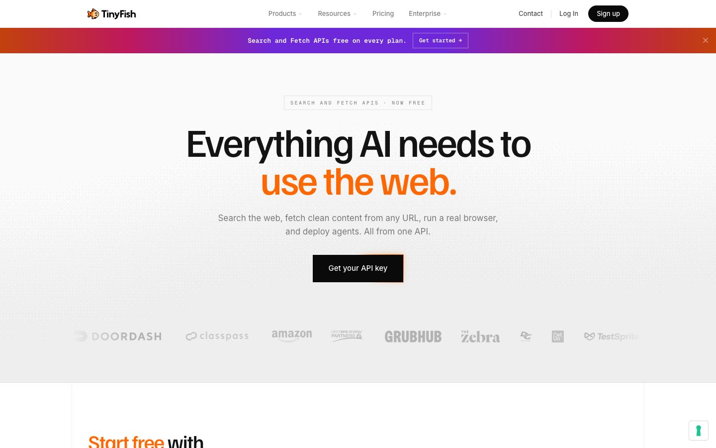 TinyFish website
